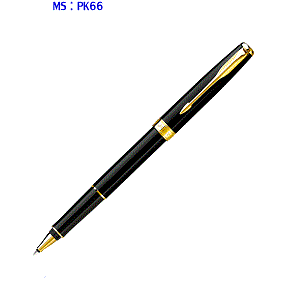 Viết lông bi Parker Sonnet 07 Black cài vàng