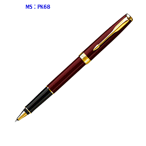 Viết lông bi Parker Sonnet 07 Red cài vàng