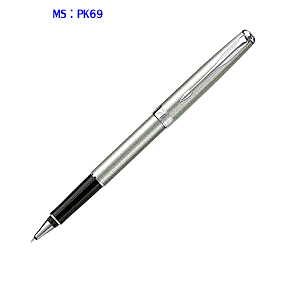 Viết lông bi Parker Sonnet 07 vỏ thép cài trắng