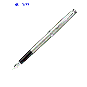 Viết máy Parker Sonnet 07 vỏ thép cài trắng